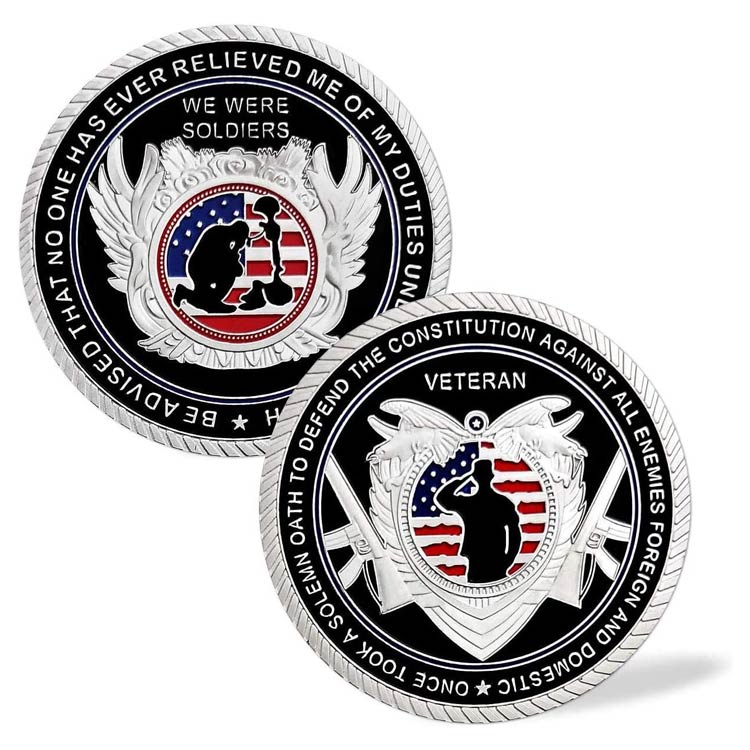 Custom US Air Force Challenge Coin gekleurde F-35 Lightning II straaljager Militaire munt