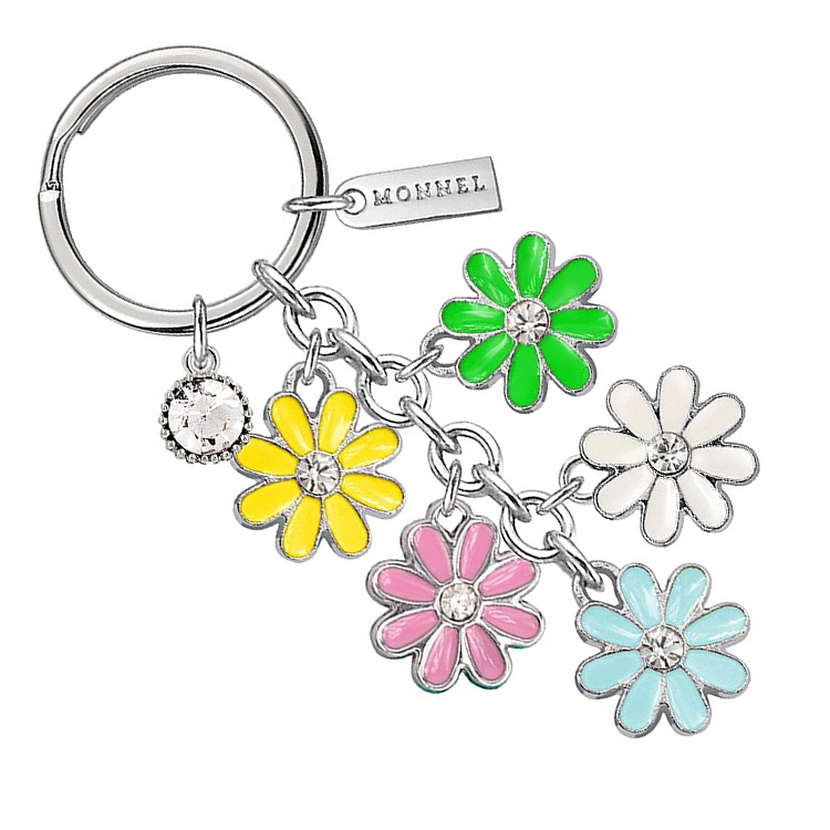 Beg Bunga Wanita Customs Enameled Keychain Purse Accessories