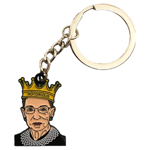 Tùy chỉnh Ruth Bader Ginsburg Keychain RBG Keychain khét tiếng