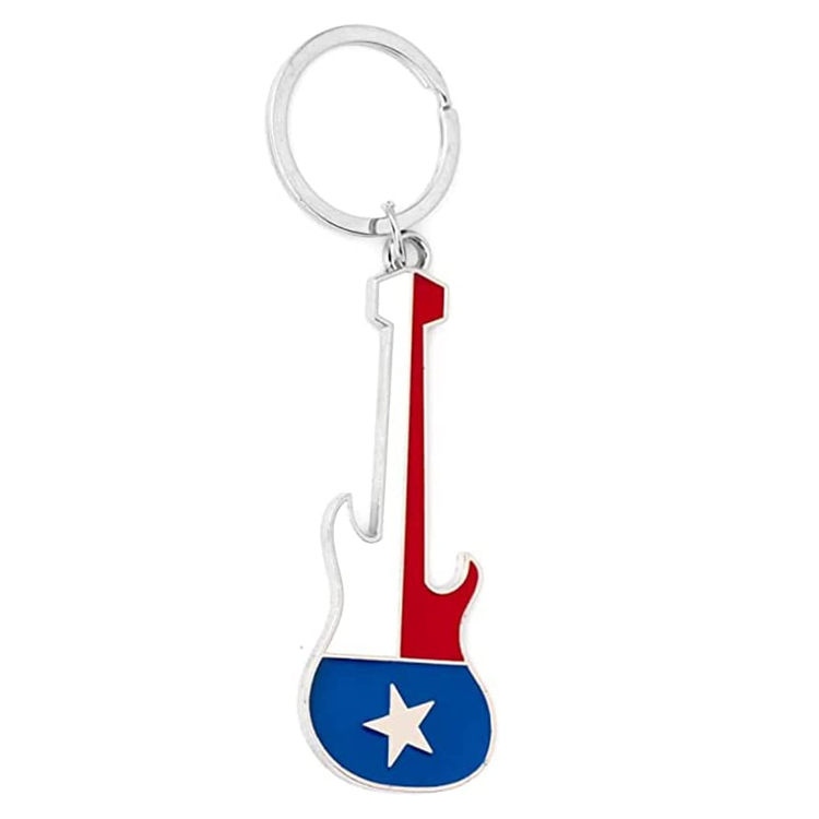 Özel Keying Texas Souvenir Keychain Metalic