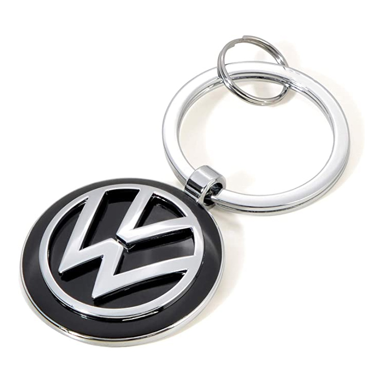 ብጁ Vol ልስዋገን የብረት ቁልፍ ሰንሰለት ቻን VW አርማ