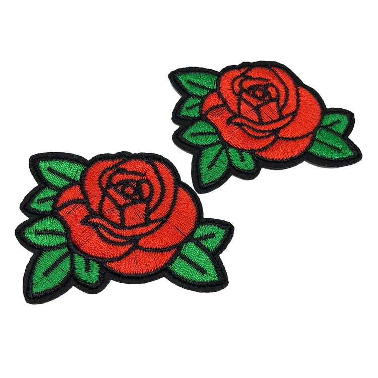 Milieuvriendelijke bloemen borduurwerkpleister voor vóór de vlucht