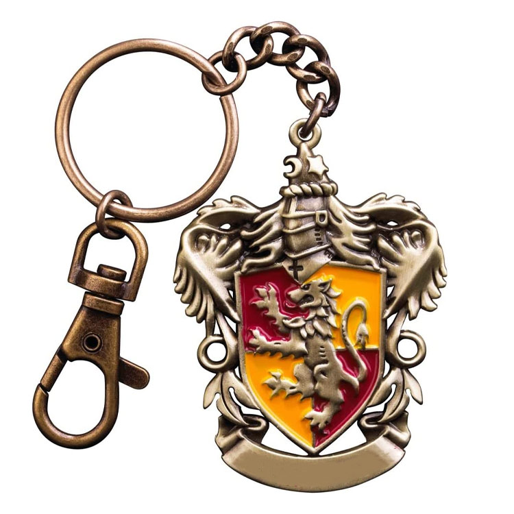 Custom Harry Potter Gryffindor ကျောင်းမောက် Sewter keychain