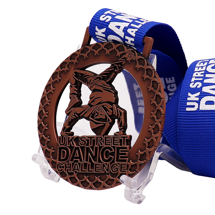 Goedkope op maat gemaakte bronzen medaille handbal vrijwilligersdienst