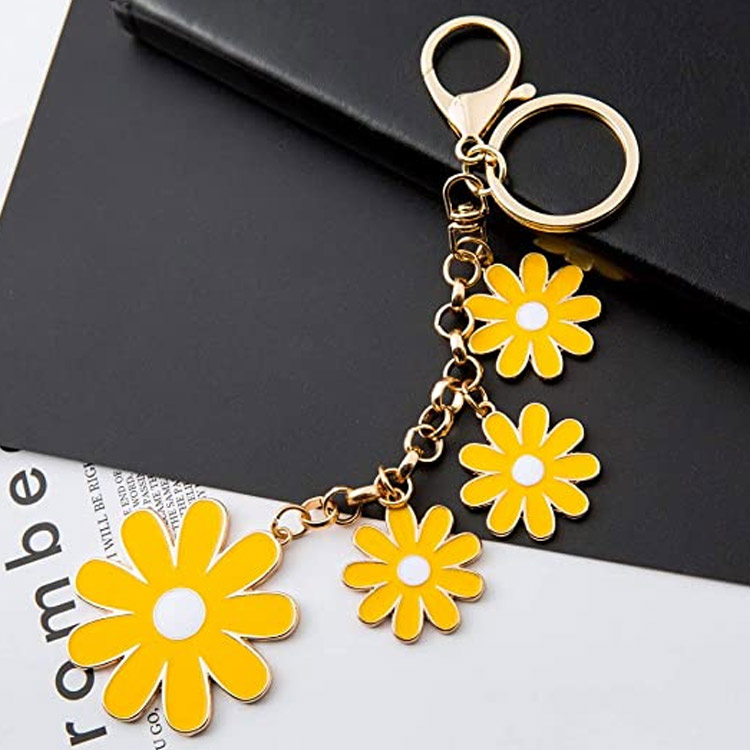 Beg Bunga Wanita Customs Enameled Keychain Purse Accessories