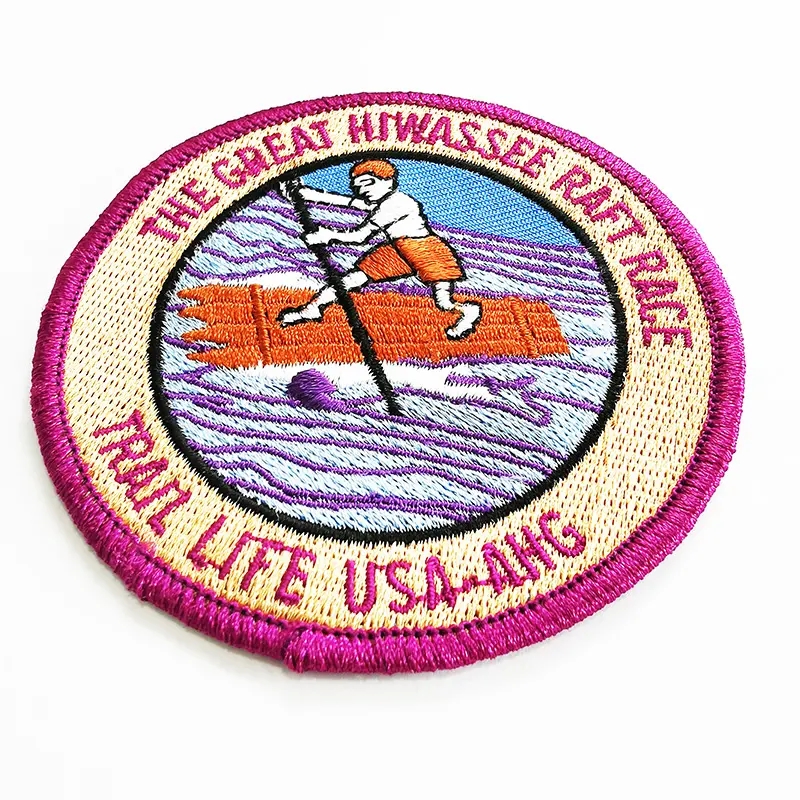 Decoratieve stoffen cartoon borduurwerkpatch
